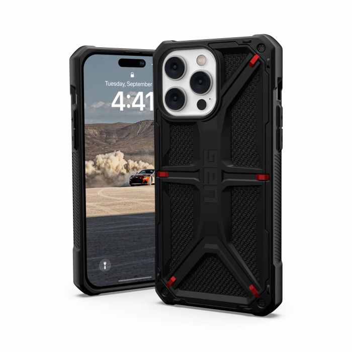 Чохол UAG для Apple iPhone 14 Pro Max Monarch, Kevlar Black
