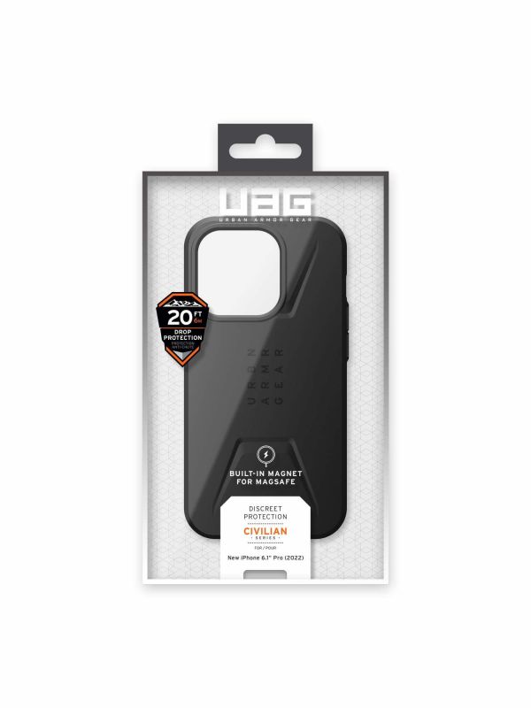 Чохол UAG для Apple iPhone 14 Pro Civilian Magsafe, Black