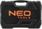 Набір інструменту NEO, 138 од., 1/2", 1/4", торцеві головки, ключі, кейс