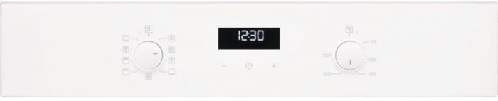 Духова шафа Electrolux електрична, 57л, A, дисплей, конвекція, телескопічні напрямні, білий