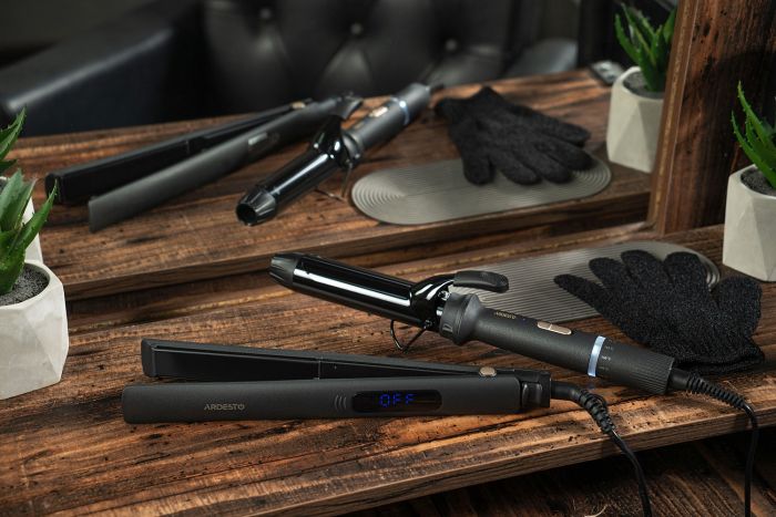 Плойка ARDESTO HC-730G, 45Вт, D -32mm, 90-180C, кераміка, чорний