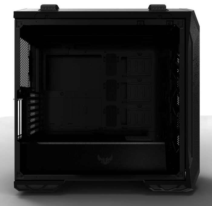 Корпус ASUS TUF Gaming GT501, без БП, 2xUSB3.1, 3x120мм RGB Fans, 1x140мм, Tempered Glass side, EATX, чорний
