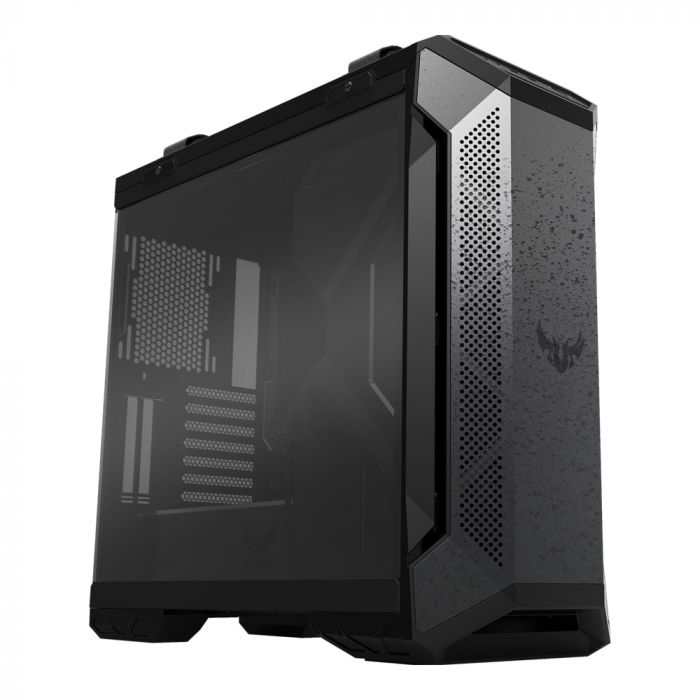 Корпус ASUS TUF Gaming GT501, без БП, 2xUSB3.1, 3x120мм RGB Fans, 1x140мм, Tempered Glass side, EATX, чорний