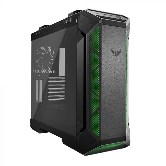Корпус ASUS TUF Gaming GT501, без БП, 2xUSB3.1, 3x120мм RGB Fans, 1x140мм, Tempered Glass side, EATX, чорний