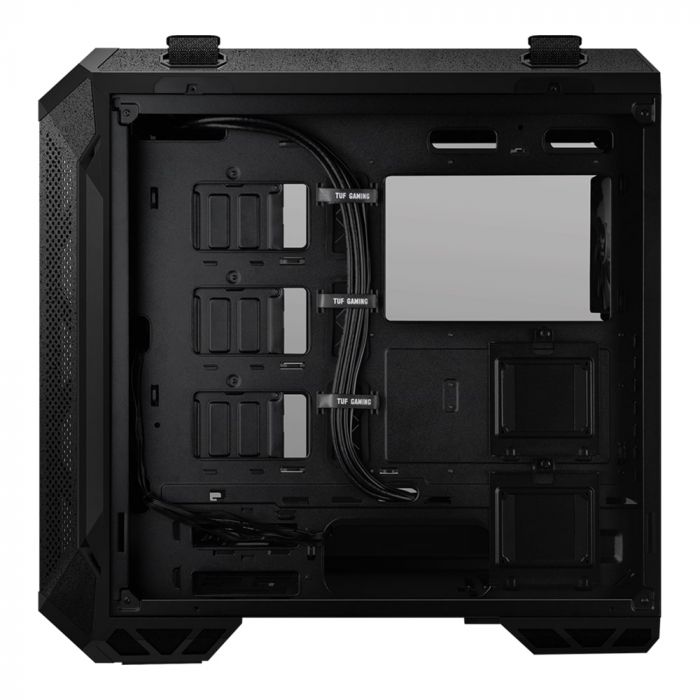 Корпус ASUS TUF Gaming GT501, без БП, 2xUSB3.1, 3x120мм RGB Fans, 1x140мм, Tempered Glass side, EATX, чорний