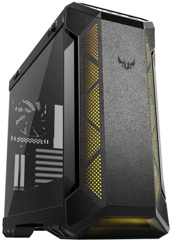 Корпус ASUS TUF Gaming GT501, без БП, 2xUSB3.1, 3x120мм RGB Fans, 1x140мм, Tempered Glass side, EATX, чорний
