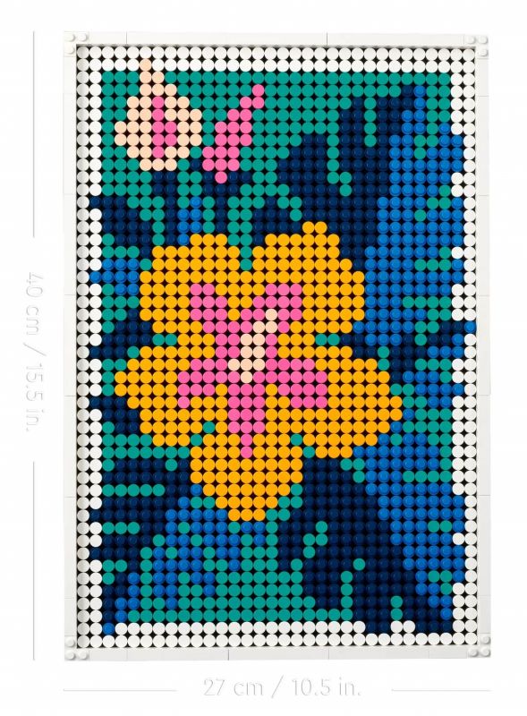 Конструктор LEGO ART Квіткове мистецтво