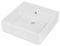 Раковина Deante Temisto кераміка, квадрат, без крила, 500х500х170мм, чаша - 1, накладна, білий