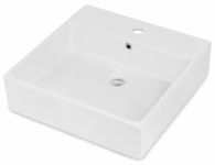 Раковина Deante Temisto кераміка, квадрат, без крила, 500х500х170мм, чаша - 1, накладна, білий