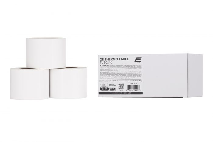 2E Термоетикетка TL-60x40 (3 рулони)