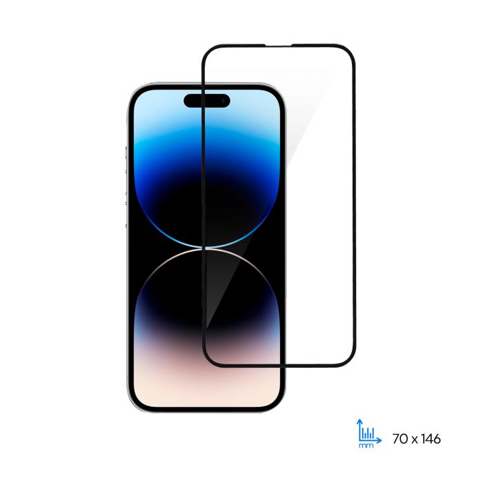 Захисне скло 2E для Apple iPhone 14(6.1), 2.5D FCFG,(1 Pack),black border