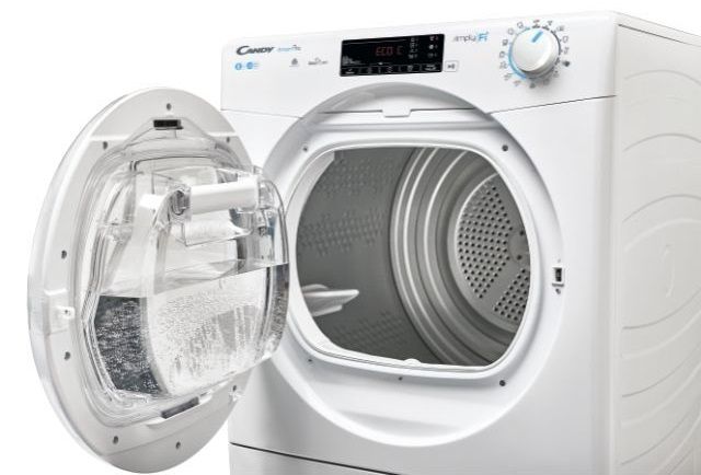 Сушильна машина Candy конденсаційна, 8кг, B, 58,5см, дисплей, Wi-Fi + Bluetooth, білий