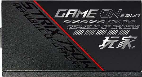 Блок живлення ASUS ROG STRIX  (750W), >90%, 80+ Gold, 135mm, 1xMB 24pin(20+4), 2xCPU 8pin(4+4), 3xMolex, 8xSATA, 4xPCIe 8pin(6+2), Fully Modular, ROG-STRIX-750G