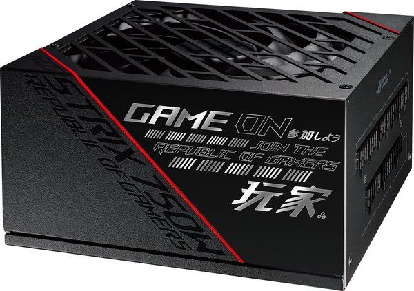 Блок живлення ASUS ROG STRIX  (750W), >90%, 80+ Gold, 135mm, 1xMB 24pin(20+4), 2xCPU 8pin(4+4), 3xMolex, 8xSATA, 4xPCIe 8pin(6+2), Fully Modular, ROG-STRIX-750G