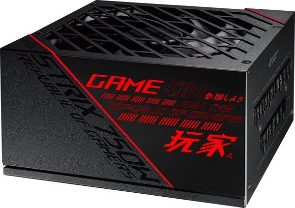 Блок живлення ASUS ROG STRIX  (750W), >90%, 80+ Gold, 135mm, 1xMB 24pin(20+4), 2xCPU 8pin(4+4), 3xMolex, 8xSATA, 4xPCIe 8pin(6+2), Fully Modular, ROG-STRIX-750G