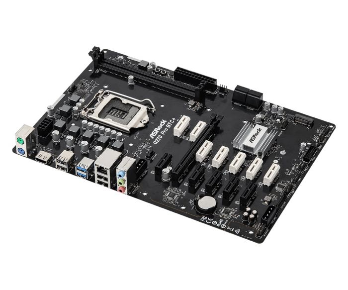 Материнська плата ASRock Q270 PRO BTC+ s1151 Q270 2xDDR4 HDMI DVI D-Sub ATX