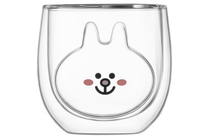 Набір чашок Ardesto Animals з подвійними стінками, 300 мл, 2 од., боросилікатне скло