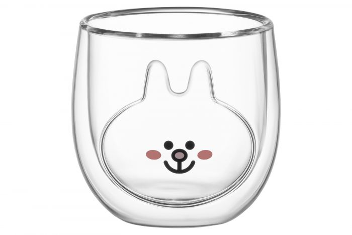 Набір чашок Ardesto Animals з подвійними стінками, 300 мл, 2 од., боросилікатне скло
