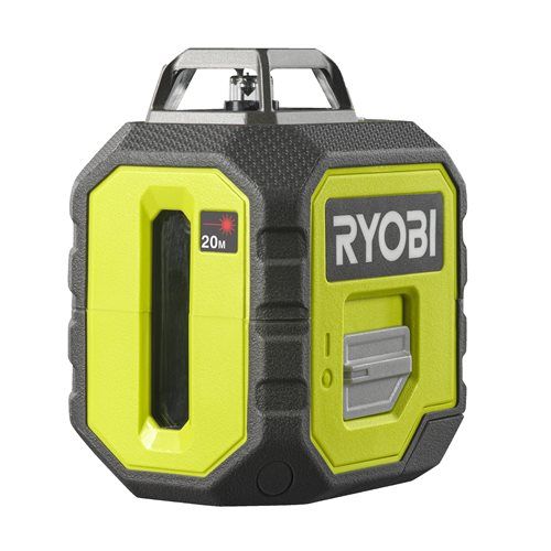 Нівелір лазерний Ryobi RB360RLL, 20 м, 360 °, червоний колір променя