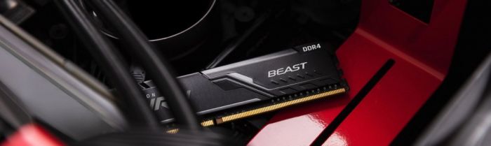 Пам'ять ПК Kingston DDR4 32GB KIT (16GBx2) 3733 FURY Beast Black