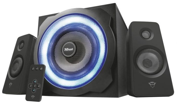 Акустична система Trust GXT 629 Tytan 2.1, 60Вт, AUX, RGB, чорний