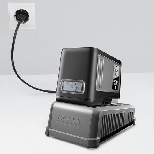 Швидкозарядний пристрій Karcher Battery Power+ 36/60, 18В, 0.933 кг