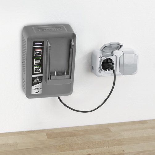 Швидкозарядний пристрій Karcher Battery Power+ 36/60, 18В, 0.933 кг