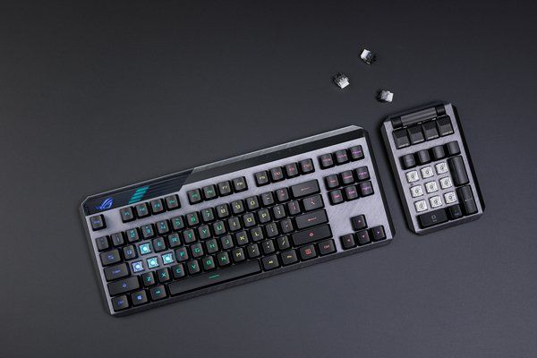Клавіатура ASUS ROG CLAYMORE II RD RGB 108key USB/WL EN Black