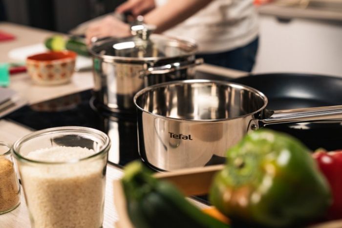 Набір посуду Tefal Cook Eat, 10 предметів, нерж.сталь
