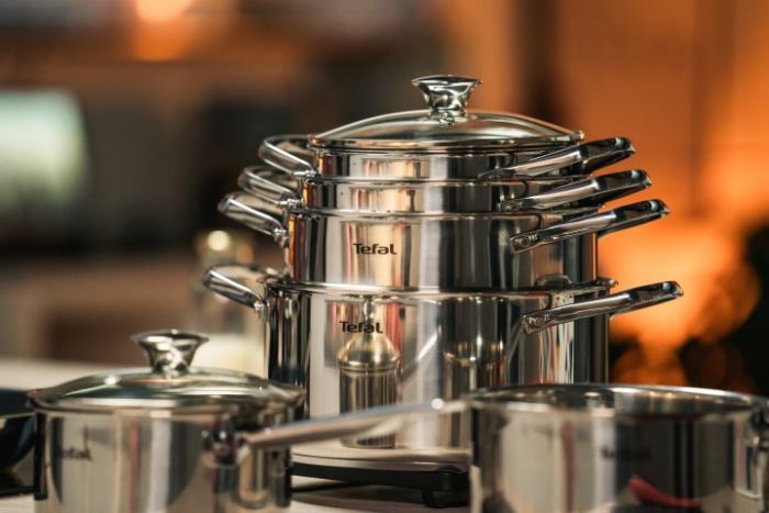 Набір посуду Tefal Cook Eat, 10 предметів, нерж.сталь