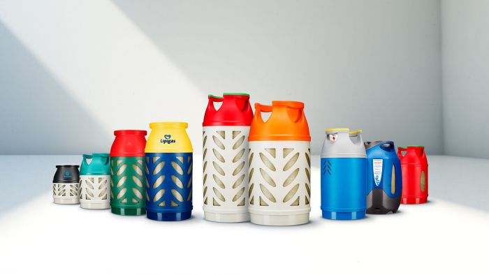 Газовий балон композитний Hexagon Ragasco HR24.5L, пропан 10 кг, бутан 12 кг, 24.5л, 20 бар,  W 26x1.5 (6г/6Н), W21.8x1/14' LH (ліва), 5 кг