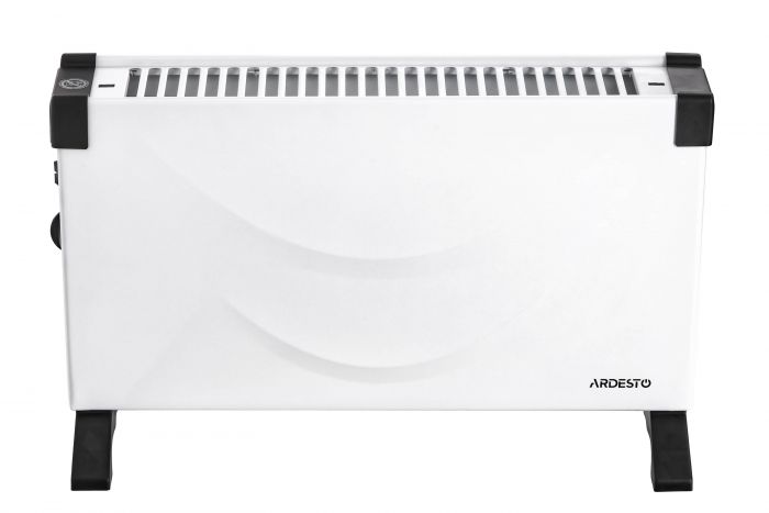 Конвектор ARDESTO CHK-2000MW 20м2, 2000Вт, мех. упр-ння, відкритий нагрів. елемент, білий