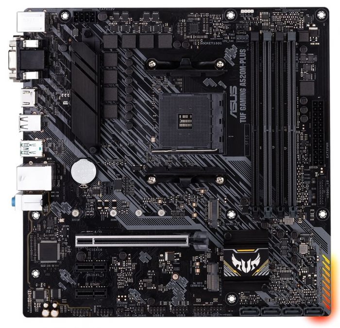 Материнcька плата ASUS TUF GAMING A520M-PLUS sAM4 A520 4xDDR4 HDMI-DVI-VGA mATX