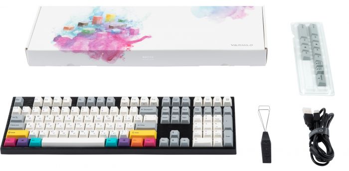 Клавіатура Varmilo VEA108 CMYK Cherry Mx Brown Multicolor