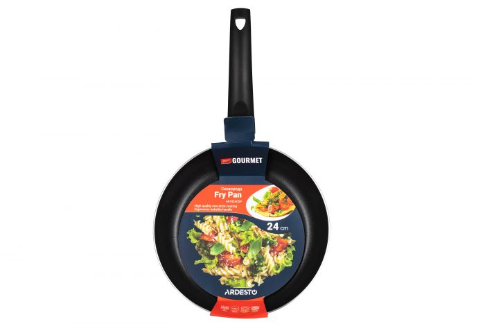 Сковорода ARDESTO Gemini Gourmet Portofino, 24см, алюміній, чорний