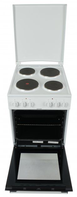 Плита Gorenje GE5A21WH електрична , 68л, 50x60см, гриль, білий