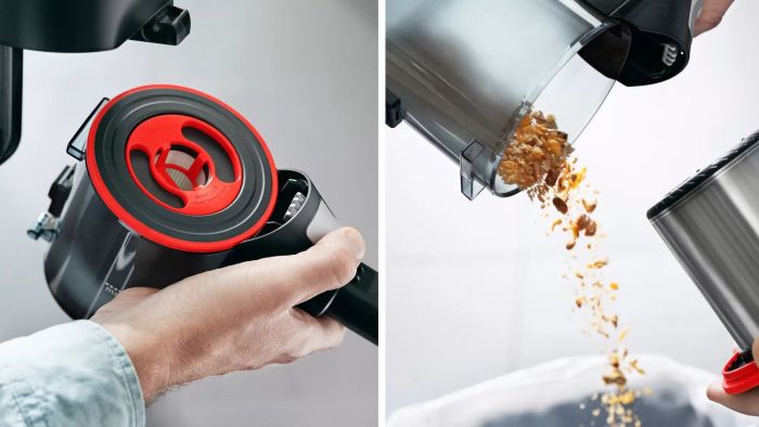 Пилосос Bosch безпровідний, конт пил -0.3л, автон. робота до 40хв, вага-2.9кг, НЕРА, червоний