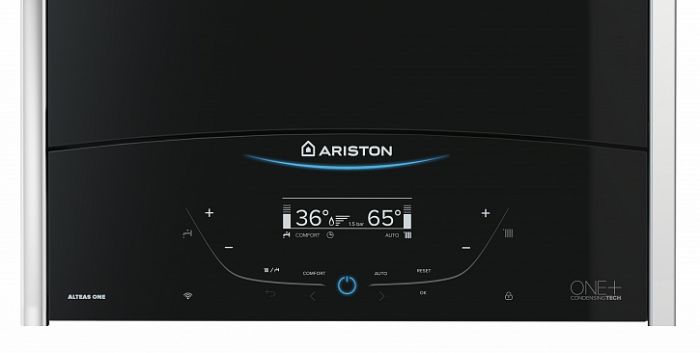 Котел газовий Ariston ALTEAS ONE+ NET 24 конденсаційний двоконтурний 24кВт Wi-Fi