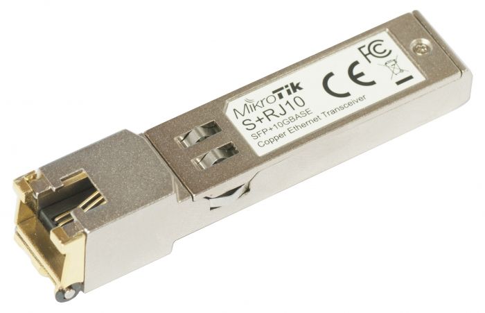 Трансивер MikroTik S+RJ10 SFP+, 1x10GE