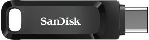 Накопичувач SanDisk   64GB USB 3.1 Type-A + Type-C Ultra Dual Drive Go Чорний