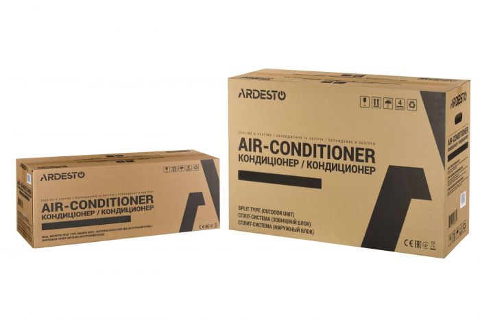 Кондиціонер Ardesto ACM-24ERP-R32-WI-FI-AG-S, 70 м2, ERP інвертор, A++/A+, до -20°С, Wi-Fi, R32