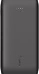 Універсальна літієва батарея Power Bank Belkin 10000mAh, 18W, USB-A, USB-C Black