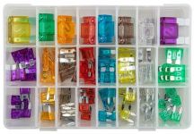 Набір автомобільних запобіжників Neo Tools, 11/19/29мм, 3-100А, 88 шт.