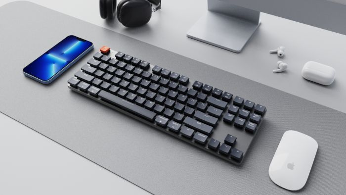 Клавіатура Keychron K1SE 87 Key Gateron Blue White Led WL UA Black