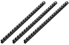 Пластикові пружини для біндера 2E, 28мм, чорні, 50шт