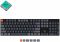 Клавіатура Keychron K5SE 104 Key Optical Mint White Led Hot-Swap WL UA Black