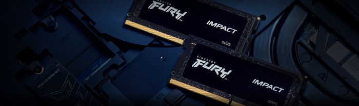 Пам'ять ноутбука Kingston DDR5 32GB KIT (16GBx2) 5600 FURY Impact PnP