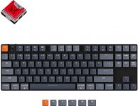 Клавіатура Keychron K1SE 87 Key Optical Red White Led Hot-Swap WL UA Black