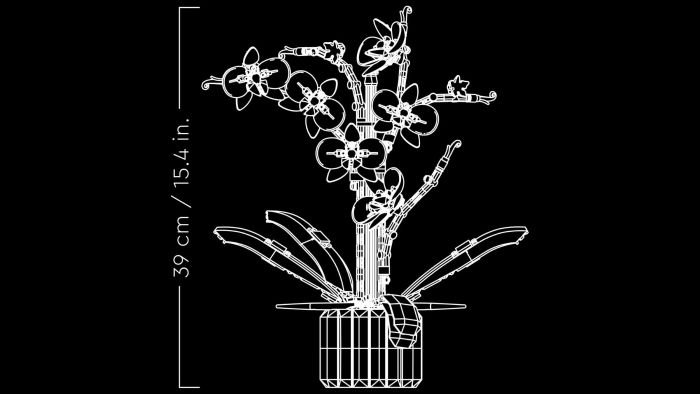 Конструктор LEGO Icons Орхідея