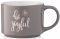 Чашка Ardesto Be joyful, 330 мл, сіра, кераміка